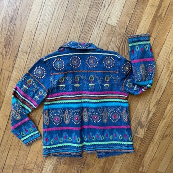 Draper's and Damon's Embroidered Denim Jacket - Picture 4 of 4